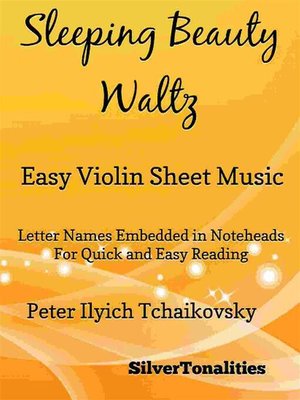 cover image of Sleeping Beauty Waltz Easy Violin Sheet Music